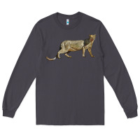 Smoke Jaguarundi Long Sleeve Tee - LillyAllenDesigns