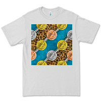 Dove Grey american football medal with leopard Premium Tee - BundleAndBundleShop