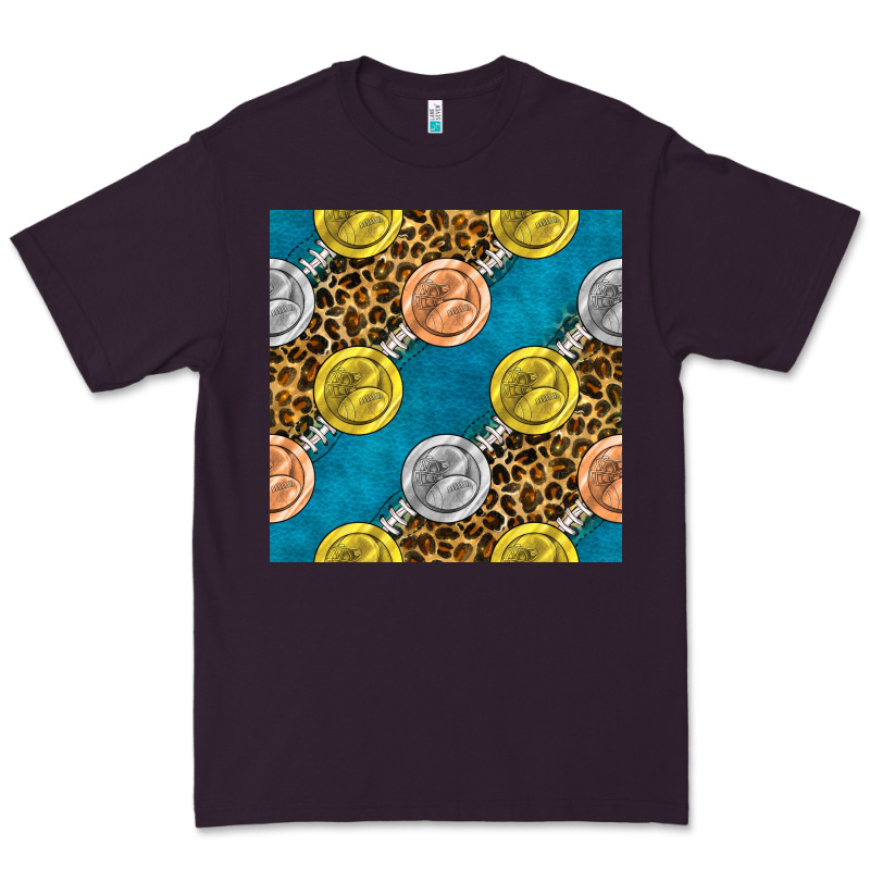 American Football Medal With Leopard Premium Tee by BundleAndBundleShop | Teevron
