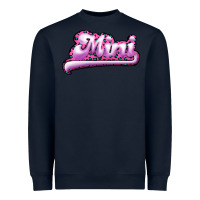 Navy Mini Leopard Heavyweight Sweatshirt - RanaPortraitStore