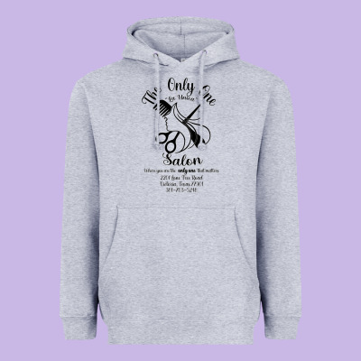 The Only One Salon Heavyweight Hoodie Designed By Jasminsmagicworld