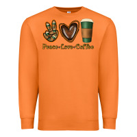 Carrot peace love coffee Premium Sweatshirt - Jasminsmagicworld