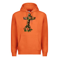 Carrot Flower Cross Premium Hoodie - Jasminsmagicworld