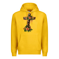 Lemon Flower Cross Premium Hoodie - Jasminsmagicworld