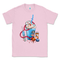 Bubblegum Pink Nurse frappe coffee Classic Tee - FaDigitalArtStudio