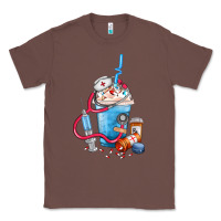Chestnut Nurse frappe coffee Classic Tee - FaDigitalArtStudio