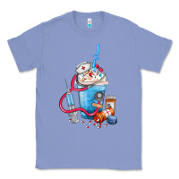 Colony Blue Nurse frappe coffee Classic Tee - FaDigitalArtStudio