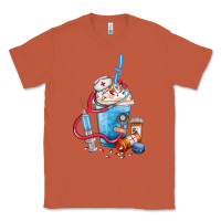 Copper Nurse frappe coffee Classic Tee - FaDigitalArtStudio