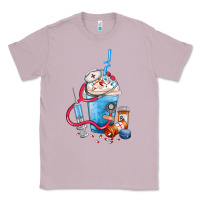 Lilac Nurse frappe coffee Classic Tee - FaDigitalArtStudio