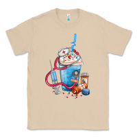 Mushroom Nurse frappe coffee Classic Tee - FaDigitalArtStudio