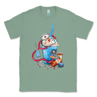 Sage Nurse frappe coffee Classic Tee - FaDigitalArtStudio
