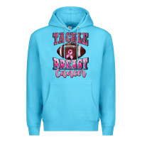 Ocean Blue tackle breast cancer Premium Hoodie - BarkalooDesign