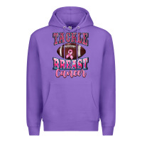 Purple tackle breast cancer Premium Hoodie - BarkalooDesign