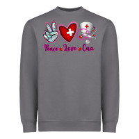 Storm Peace Love Cna Heavyweight Sweatshirt - RanaPortraitStore