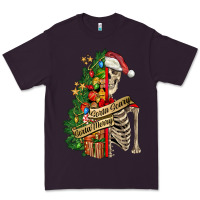 Plum sorta merry sorta scary skeleton Premium Tee - FaDigitalArtStudio