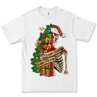 White sorta merry sorta scary skeleton Premium Tee - FaDigitalArtStudio