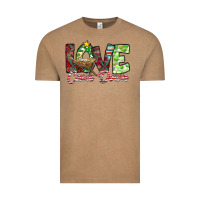Vintage Coffee Love Came Down Vintage Tee - CowhideDigitalArt