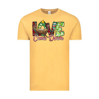 Vintage Mustard Love Came Down Vintage Tee - CowhideDigitalArt