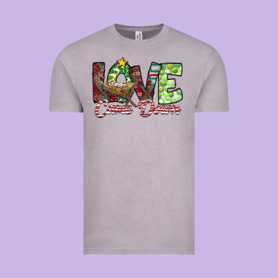 Love Came Down Vintage Tee Designed By Cowhidedigitalart