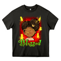 Asphalt blessed juneteenth Heavy Core Tee - FaDigitalArtStudio