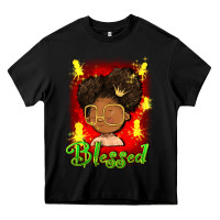 Black blessed juneteenth Heavy Core Tee - FaDigitalArtStudio