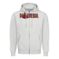 Dove Grey madrina lady of guadalupe Zipper Hoodie - Jasminsmagicworld