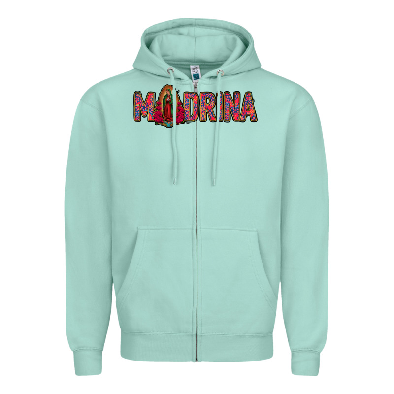 Madrina Lady Of Guadalupe Zipper Hoodie by Jasminsmagicworld | Teevron