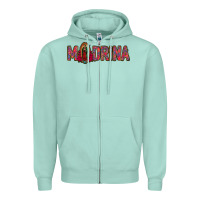 Seafoam madrina lady of guadalupe Zipper Hoodie - Jasminsmagicworld
