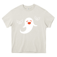 Cream genshin impact hu tao  spirit ghost art lightweight Heavy Core Tee - DesigneFamous