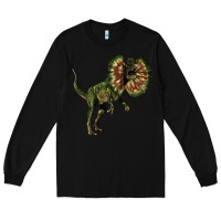 Black Dilophosaurus Long Sleeve Tee - LillyAllenDesigns