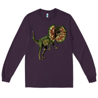 Plum Dilophosaurus Long Sleeve Tee - LillyAllenDesigns