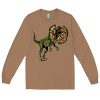 Toasted Coconut Dilophosaurus Long Sleeve Tee - LillyAllenDesigns