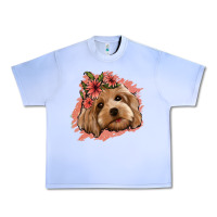 Grape Ice cockapoo floral pink glitter Urban Heavy Tee - Jasminsmagicworld