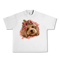 Lunar Rock cockapoo floral pink glitter Urban Heavy Tee - Jasminsmagicworld