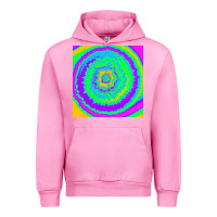 Fuchsia Pink tye die pattern Urban Hoodie - RanaPortraitStore