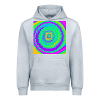 Heather Grey tye die pattern Urban Hoodie - RanaPortraitStore