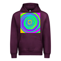 Mauve Wine tye die pattern Urban Hoodie - RanaPortraitStore