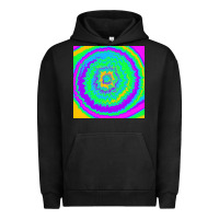 Pigment Black tye die pattern Urban Hoodie - RanaPortraitStore
