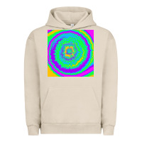 Pigment French Oak tye die pattern Urban Hoodie - RanaPortraitStore