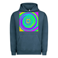 Pigment Midnight Navy tye die pattern Urban Hoodie - RanaPortraitStore