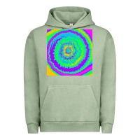 Pigment Oil Green tye die pattern Urban Hoodie - RanaPortraitStore