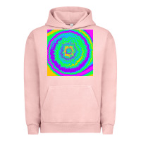 Pigment Salmon tye die pattern Urban Hoodie - RanaPortraitStore