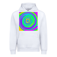 White tye die pattern Urban Hoodie - RanaPortraitStore