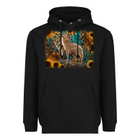 Black Western Wolves Heavyweight Hoodie - Jasminsmagicworld