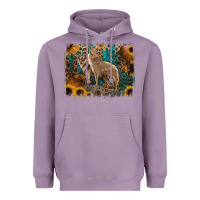 Lavender Western Wolves Heavyweight Hoodie - Jasminsmagicworld