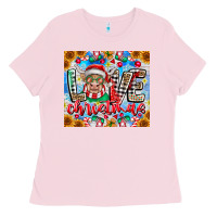 Love Christmas Highland Cow Ladies Tee | Teevron