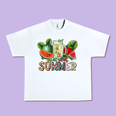 Summer Urban Heavy Tee Designed By Cowhidedigitalart