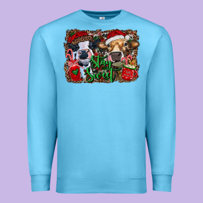 Stay Sweet Heifers Premium Sweatshirt Designed By Ranaportraitstore
