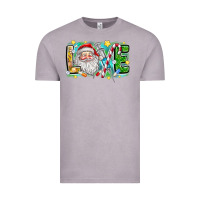 Vintage Zinc Love Santa Vintage Tee - CowhideDigitalArt
