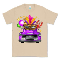 Mushroom Mardi Gras Truck Leopard Mask Classic Tee - FaDigitalArtStudio